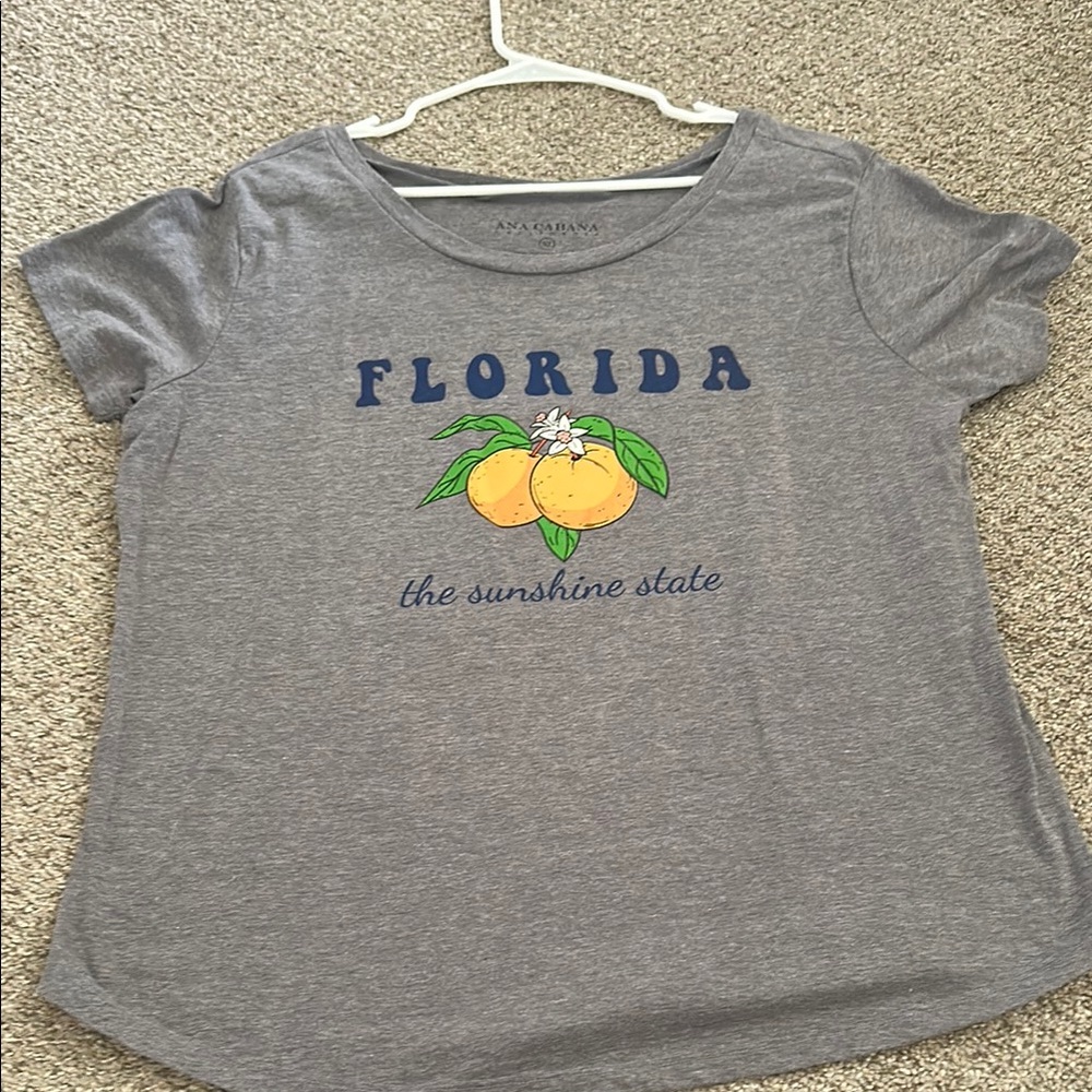 Gray Florida Graphic Tee